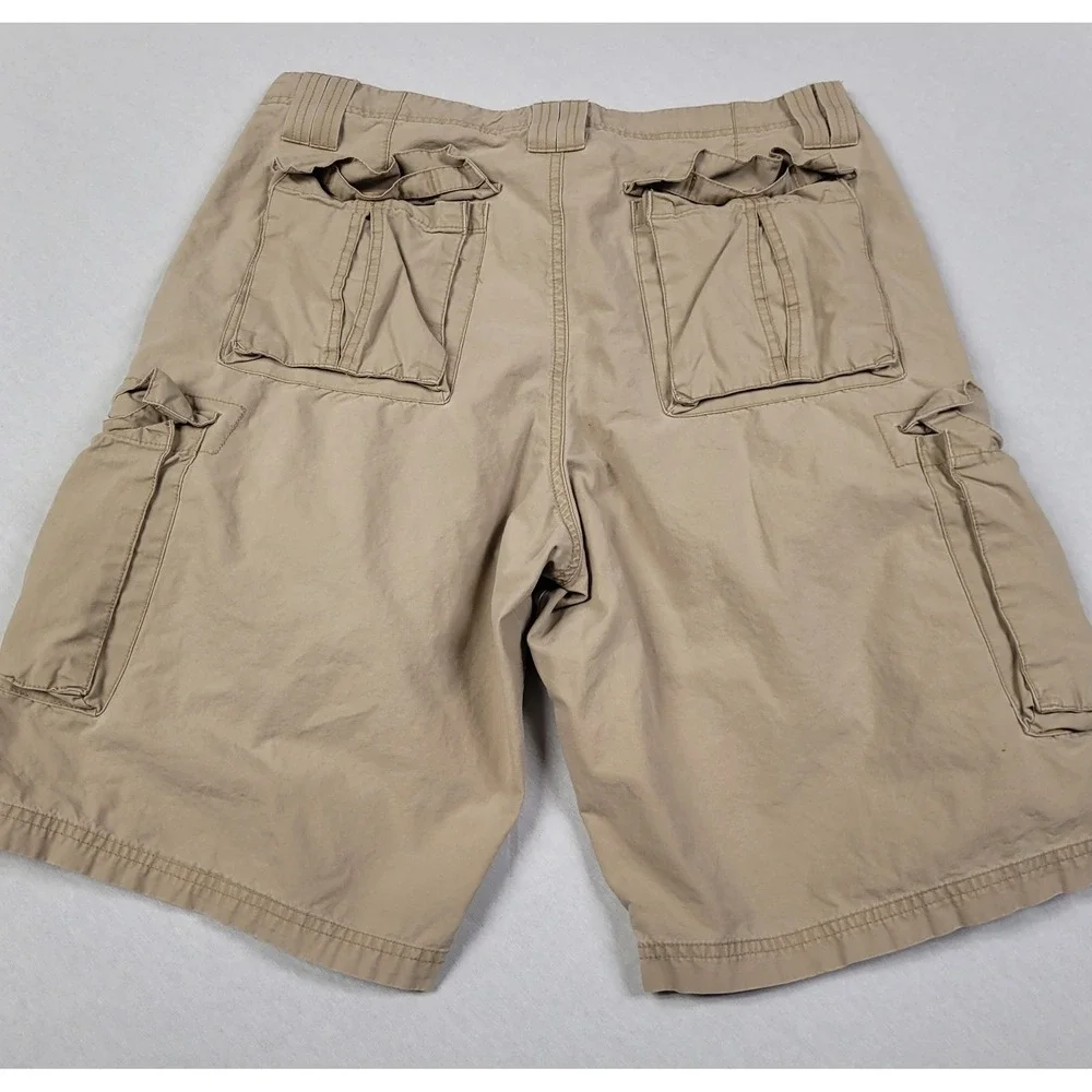 Lee Dungarees Men's Khaki / Tan Cargo Utility Shorts Size 34